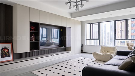 12w搞定現代奶油風的家116m²|長沙麗爾曼頓全屋整裝