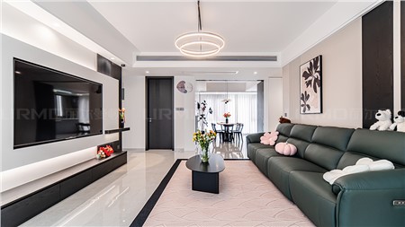 16.8w打造現(xiàn)代黑白灰風(fēng)格的家143m² | 麗爾曼頓全房全屋定制