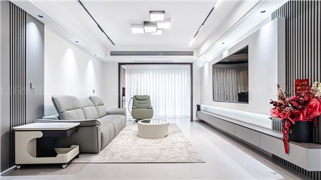 14.8w打造現代黑白灰風格的家136m² | 麗爾曼頓全房全屋整裝