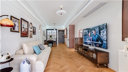 10.8w打造中古奶油風格的家98m² | 麗爾曼頓全房全屋定制